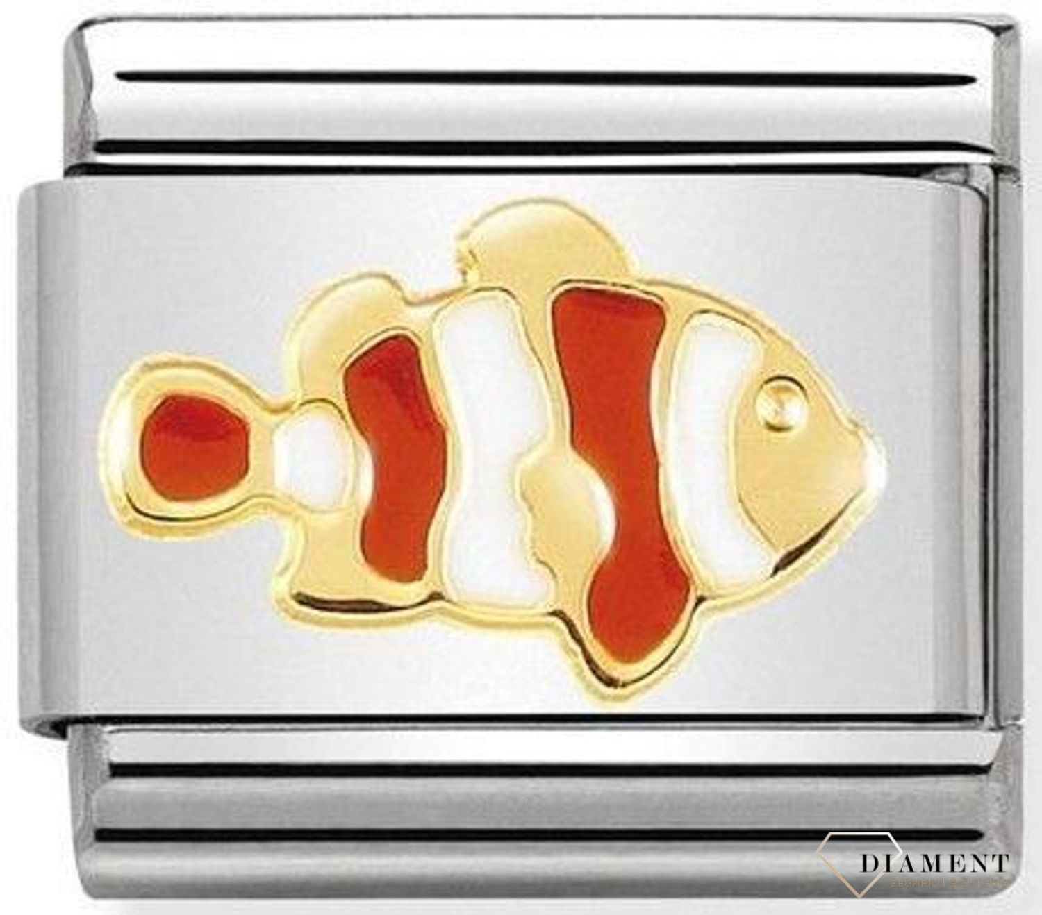 Nomination - Link 18K zawieszka złoto 'Rybka Błazenek' 030272 40 biżuteria nomination nomination zawieszki nomination baza.jpg